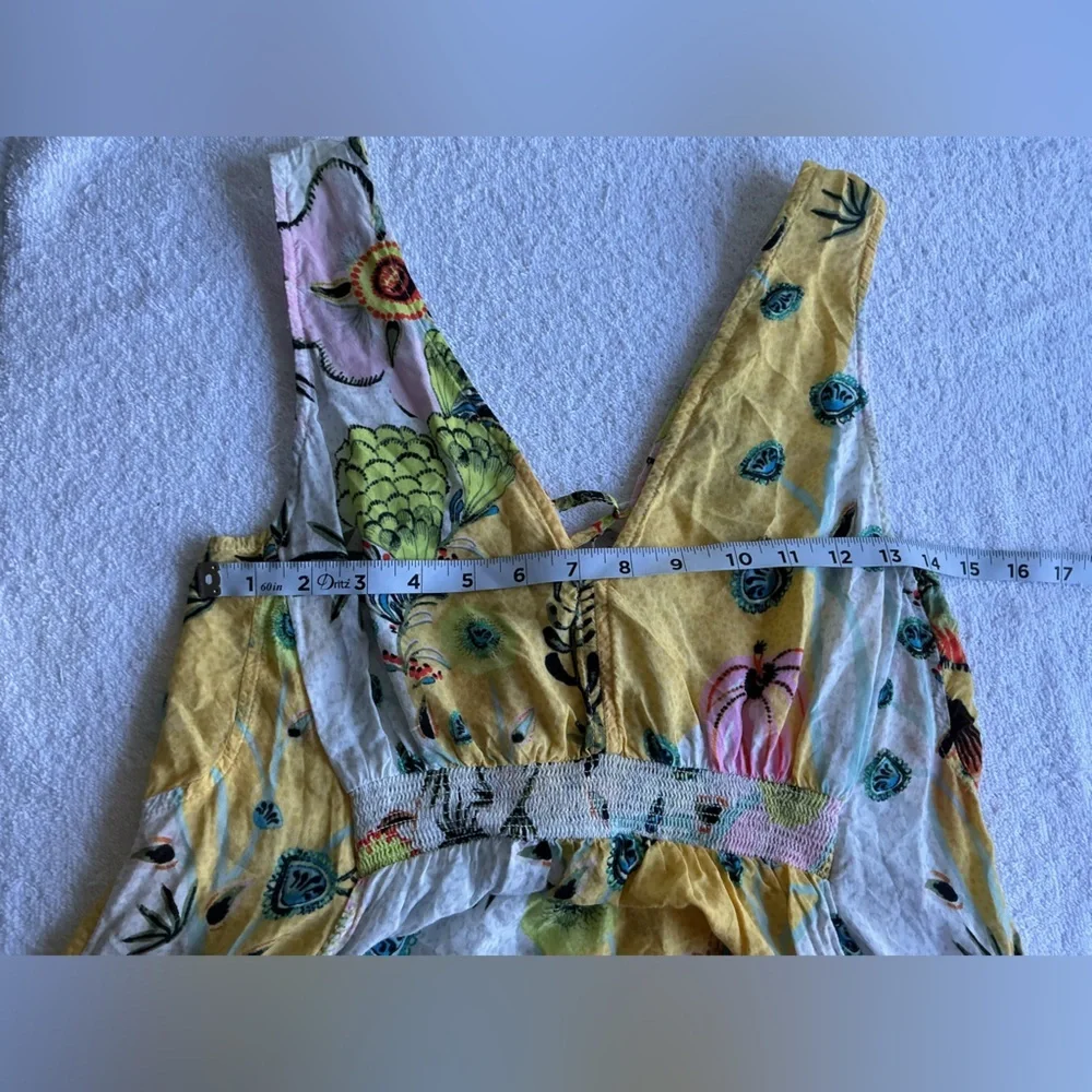Anthropologie Yellow Floral Dress - Picture 11 of 15